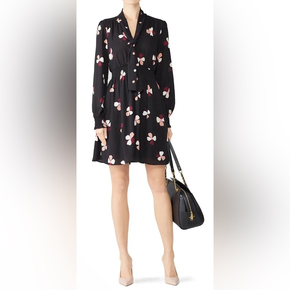 Kate Spade Glitzy Ritzy Dusk Buds Print Mini Dress Size S NWOT - Picture 12 of 12